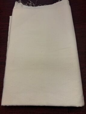Cream Cotton Fabric Bolt - Solid Cream Textile